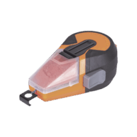 Línea de Tiza Autorretráctil con Tiza Roja para Trazado en el Trabajo