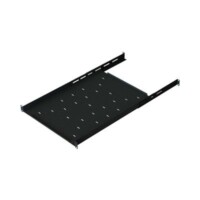 CHQR1.jpg Charola Ajustable para Rack de 19" de 4 postes de 1 Unidad de Espacio. Profundidad de 633 a 816 mm
