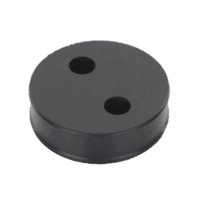 CI212-p.png Inserto de Caucho de 4" Con Dos Orificios para Cable de 1/2 in