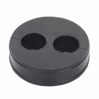 CI278-p.png Inserto de Caucho de 4" Con Dos Orificios para Cable de 7/8 in