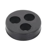 CI378-p.png Inserto de Caucho de 4" Con Tres Orificios para Cable de 7/8 in
