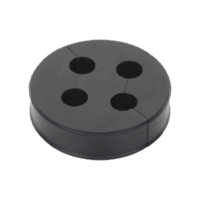 CI438-p.png Inserto de Caucho de 4" Con Cuatro Orificios para Cable de 3/8 in