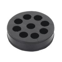 CI912-p.png Inserto de Caucho de 4" Con Nueve Orificios para Cable de 1/2 in