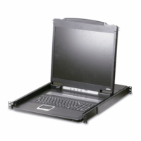 CL1000N-p.png Consola LCD VGA PS/2 de 19 pulgadas con cable (US99KB/USKB/SPKB)/con (EE. UU./UE) ATEN.