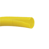 CLT150FX4-p.png Tubo Corrugado Abierto para Protección de Cables, 1.50in (38.1 mm) de Diámetro, 3.1 m de Largo, Color Amarillo