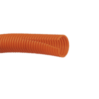 CLT50FC3-p.png Tubo Corrugado Abierto para Protección de Cables, .50 (12.7 mm) de Diámetro, 30.5 m de Largo, Color Naranja