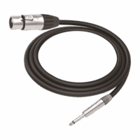 Cable de Audio | XLR 3 Polos Hembra a Plug 1/4 in mono | Conector Seetronic Serie M SCMF3 - MP2X | Longitud 3m