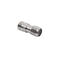 Conector N Macho de Compresion, en linea para LMR-400, CNT-400, RG-8/U, RF-400, Plata/Oro/Teflón.