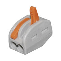 CON1003-p.png Conector Compacto para 1 Cable de Entrada 1 Cable de Salida / Cables Compatibles 12AWG-28AWG