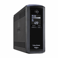 CP1350AVRLCD-p.png UPS de 1350 VA/815 W, Topología Línea Interactiva, Entrada 120 Vca NEMA 5-15P, Tipo Mini Torre, Con 10 Tomas NEMA 5-15R