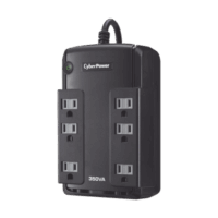 CP350SLG-p.png UPS de 350 VA/255 W, Topología Standby, Entrada 120 Vca NEMA 5-15P, Tipo Gabinete Compacto, Con 6 Tomas NEMA 5-15R