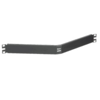 CPAF1BLY-p.png Tapa Ciega Para Rack Estándar de 19in, Angulado, de Acero, 1UR, Color Negro