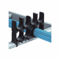 CRS1125X-p.png Espaciador de Cables de Nylon 6.6, Con 1 Espacio de 1.25 in (31.8 mm) de Diámetro, Color Negro, 1 Pieza