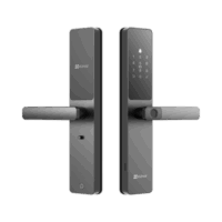 CSDL05R200-p.png Cerradura Inteligente / Wi-Fi / Bluetooth / Códigos Temporales Para Visitantes / Lectura de Huella / Lectura de Tag / Contraseña / Botón para Timbrar / Apertura Remota / Alarma Anti-intrusión / No Requiere HUB