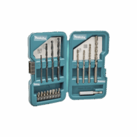 D45836-p.png Juego de accesorios multipropósito 17 piezas para metal, concreto, madera y puntas para atornillar.