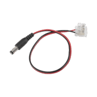 DCCORD1-p.png Cable de Alimentación con Conector Macho a Bloque de Terminal Atornillable / Calibre 18 AWG / Longitud 28.5 cm / Ideal para alimentacion de Cámaras.