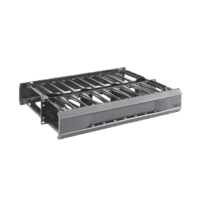 Organizador de Cables Horizontal CableTek, Doble (Frontal y Posterior), Para Rack de 19in, 2UR