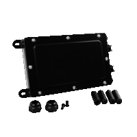 DFE101-p.png Cierre de Empalme Interior/Exterior para 12 fusiones, IP68, 2 puertos laterales