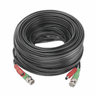 DIY20M4K-p.png Cable coaxial ( BNC RG59 ) + Alimentación / SIAMÉS / 20 Metros / Aleación Cobre + Aluminio CCA / Para Cámaras 4K / Uso interior y exterior