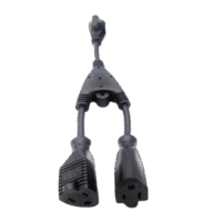 DIYVCA-p.png Cable con derivación Vca / 1 Entrada macho Vca / 2 salidas hembra Vca