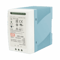 DRC100B-p.png Fuente de poder Riel Din 24V, 100W con Cargador de Bateria
