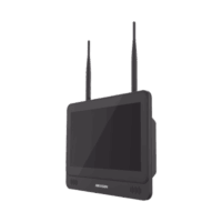 DS7604NIL1_W-p.png NVR 4 Megapixel / Pantalla LCD 11.6" / 4 canales IP / 1 Bahía de Disco Duro / 2 Antenas Wi-Fi / Salida de Vídeo Full HD Modelo:DS-7604NI-L1/W