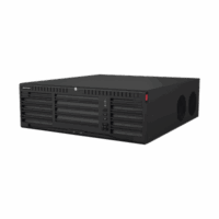 [Doble Poder de Decodificación] NVR 32 Megapixel (8K) / 32 Canales IP / AcuSense / ANPR / Conteo de Personas / Heat Map / 16 Bahías de Disco Duro / 2 Tarjetas de Red / Soporta RAID con Hot Swap / 2 HDMI en 8K / Soporta POS / Alarmas I/O / AC Modelo:DS-9632NI-M16