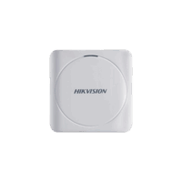 DSK1801E-p.png Lector de Tarjetas PROX EM / Exterior IP65 / Wiegand / Compatible con Cualquier Panel / PEQUEÑO y ESTETICO Modelo:DS-K1801E