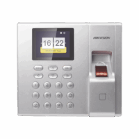 DSK1T8003EF-p.png Terminal de Control de Acceso y Asistencia compatible con APP Hik-Connect (P2P) / Lectura de Huella y de Tarjetas EM / Soporta hasta 1000 Huellas / Relevador para Chapa / Software iVMS4200 Modelo:DS-K1T8003EF