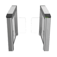 DSK3B220LXLR_PGDP90-p.png Kit de Torniquetes Swing IZQUIERDO y DERECHO / Preparación para Instalar Terminal Facial con Montaje DS-KAB6ZU1 (No incluidos) / 3,000,000 MCBF / 4 Pares de IR / Carril de 90 cms Modelo:DS-K3B220LX-LR/PG-DP90