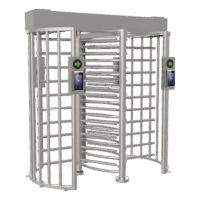 DSK3H4420120_PGDM60-p.png Torniquete DOBLE (2 Carriles) de Cuerpo Completo Bidireccional / Exterior / Acero Inoxidable SUS304 / 30 Personas por Minuto / Compatible con Reconocimiento Facial (Terminal no Incluida) Modelo:DS-K3H4420-120/PG-DM60