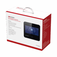 DSKAS343-p.png Kit de Control de Acceso TODO INCLUIDO con Lector de Rostros, QRs y Tarjetas / 1,500 rostros / Compatible con App HIKConnect /Incluye Electroimán Botón de Salida y Montajes Z y L para imán Modelo:DS-KAS343