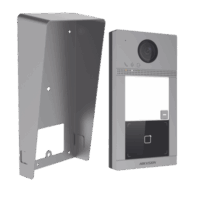 DSKV8113WME1C_IK-p.png Kit Videoportero + Carcasa protectora IP 2 Megapixel / Llamada y Apertura Remota desde App Hik-Connect / PoE / Exterior IP65 + Antivandalico IK08 / 1 Departamento / Apertura con Tarjeta / Soporta 2 Puertas y hasta 6 Monitores