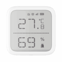 DSPDTPHEWB-p.png (AX PRO) Detector de Temperatura y Detector de Humedad Inalámbrico / 2.7" de Tamaño / Uso en Interior / Rango de Detección desde -35°C hasta 99°C Modelo:DS-PDTPH-E-WB