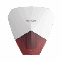 DSPS1R-p.png Sirena Estrobo Cableada Hikvision / Ideal para cualquier Panel de Alarma / Roja / 105 dB / Protección IP54 Modelo:DS-PS1-R