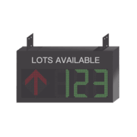 DSTVL12135_H-p.png Guía de Estacionamiento Interior / Ideal para Pasillos y Áreas de Control de Estacionamientos / RS485- RJ45 / Indicador Numérico / Flecha Dinámica Modelo:DS-TVL121-3-5/H
