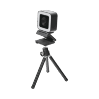 Cámara Web ALTA DENIFICIÓN (1080p) / Aro de Luz Interconstruido / Gran Angular / Micrófono Integrado / Conector USB de 2 mts / Fácil de Instalar / Reducción de Ruido Inteligente