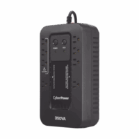 UPS de 350 VA/255 W, Topología Standby con Modo Ahorrador ECO, Entrada 120 Vca NEMA 5-15P, Con 8 Tomas NEMA 5-15R