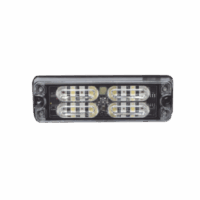 Luz Perimetral, 12 LED Ultra Brillantes, Color Rojo / Claro
