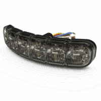 Luz perimetral , 12 LEDs Ultra Brillantes, Dual Color Rojo / Claro