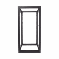 EIQR3224R2-p.png Rack Estándar 19" de 4 Postes, Acero, 24 Unidades, Profundidad Ajustable.