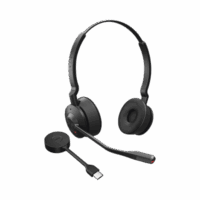 Jabra Engage 55, Auricular stereo versión MS con aislamiento de ruido activa, adaptador DECT USB-A (9559-450-125)