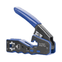 EP670-p.png Herramienta de Corte y Terminado de Plugs Pass Through RJ45, Acero al Carbón y Mango Ergonómico ABS + TPR.