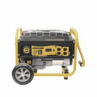 Generador a Gasolina / Planta de Emergencia 3kW, 110Vca, Encendido de Jalón, Jaula con Ruedas para Fácil Traslado