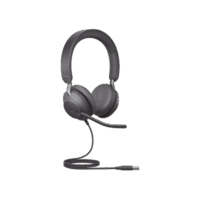 Jabra Jabra Evolve 2 40SE, Auricular stereo versión MS con aislamiento de ruido, conexión USB-A y indicador de ocupado (Busylight) (24189-999-999)