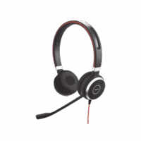Jabra Evolve 40 Duo con Conexión USB / 3.5 mm, indicador de ocupado y cancelación de ruido pasiva (6399-823-109)