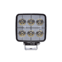Luz de trabajo de 6 LED, 12-24 Vcc, 2800 lumenes