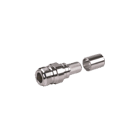 Conector N Hembra Plegable con Pin Cautivo para cables RG8 LMR-400