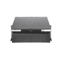 FCE4U-p.png Panel de Distribución de Fibra Óptica, Acepta 12 Placas FAP o FMP, Bandeja Deslizable e Inclinable Hacia Abajo, Hasta 288 Fibras, Color Negro, 4UR