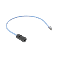 FCICCP0.5MBU-p.png Cable de Conexión en Campo Jack a Plug RJ45, Categoría 6A, CMP (Plenum), 0.5 Metros, Color Azul